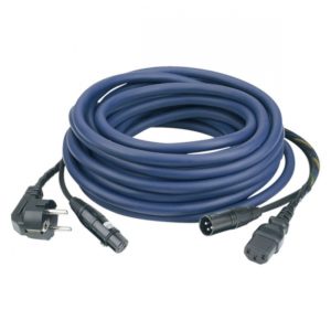 Cable multipaire son/secteur 10 m avec shuko audiophony