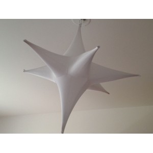 Etoile 3D Lycra Blanc – 50cm