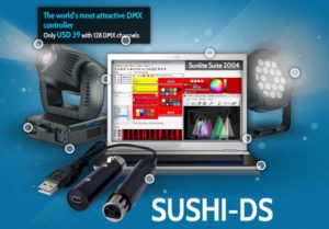 Controleur DMX Sushi-DS Nicolaudie