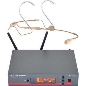 Pack micro serre tete couleur chair SENNHEISER – HSP 4 -EW-3