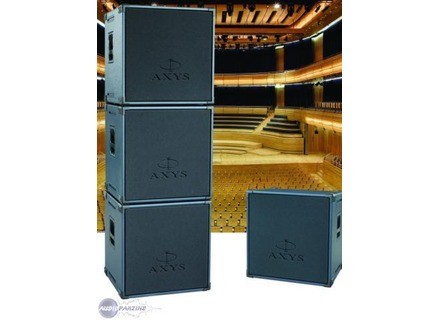 Enceintes AXYS U 22 650 watts amplifiées la paire