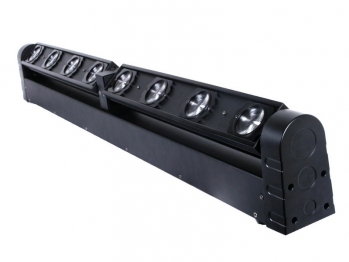 POWER LEDS BARRES MOTOR WHITE DOUBLE DMX et SOUND