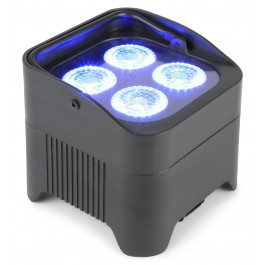 PROJECTEUR BBP94 Uplight PAR 4 x 10 W SUR BATTERIE 40 WATTS