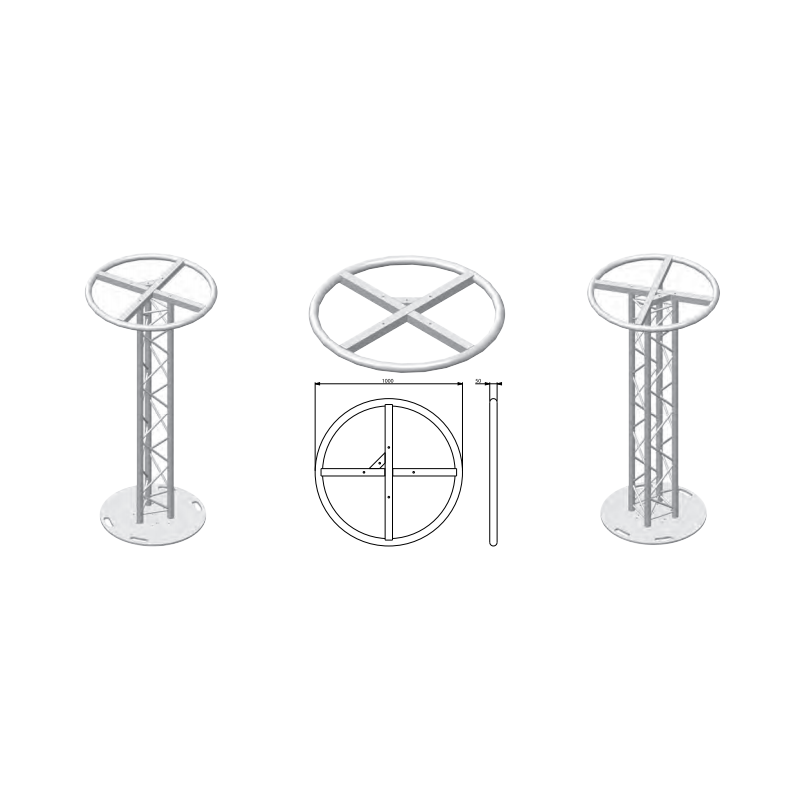 CERCLE DE TETE DE TOTEM 3 M POUR ECLAIRAGE