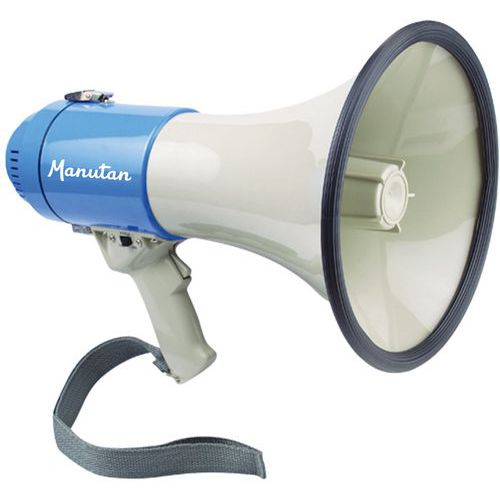 MEGAPHONE 25 W AVEC SIRENE