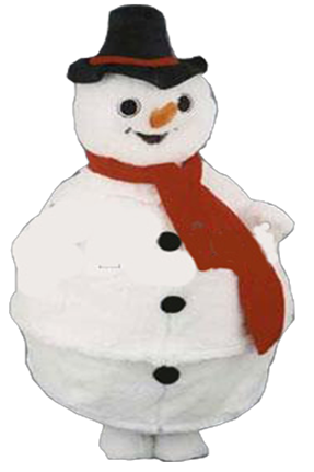 MASCOTTE BONHOMME DE NEIGE