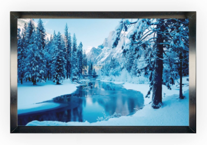 Ecran neuf de projection sur cadre OSF RigidScreen 300×188 cm, format 16/10