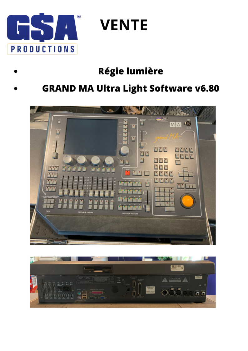 Grand MA Ultra Light Software v6