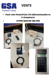 Pack de boitiers de vote Hypermaster le lot