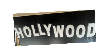 Panneau Hollywood 245 x 100 cm