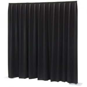 RIDEAU DECOR WENTEX NOIR 3 M X 3 M