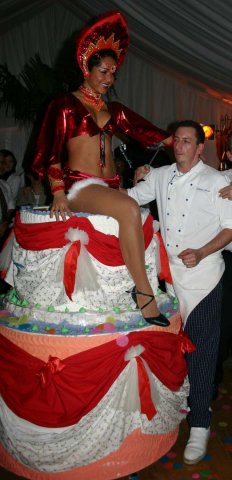 Gâteau anniversaire géant pour danseuses /danseurs