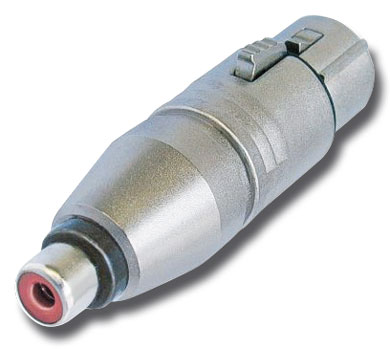 Adaptateur XLR fem / RCA femelle NEUTRIK