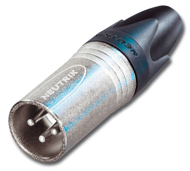 Fiche XLR mâle 3 broches NEUTRIK