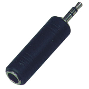Adaptateur Mini Jack 3,5 mâle stéréo – 1 Jack 6,35 Femelle Stéréo