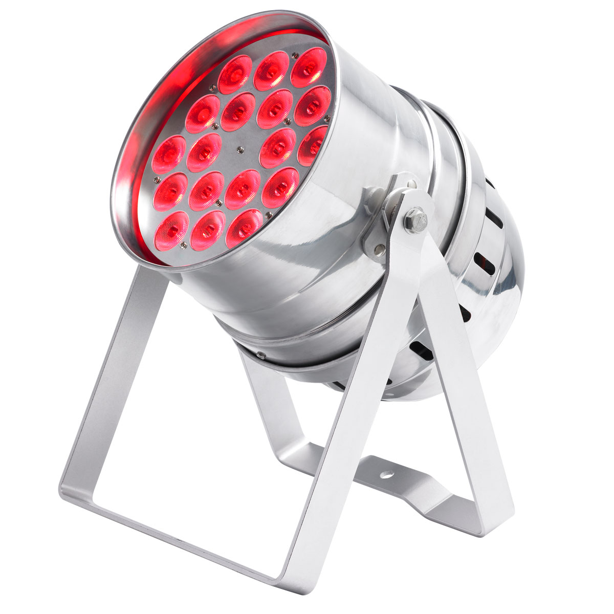 Projecteur PAR64 à 18 LEDs 3W TRI – irLED64-18x3TCss