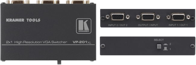 VP-201xl kramer sélecteur 2 entrées VGA