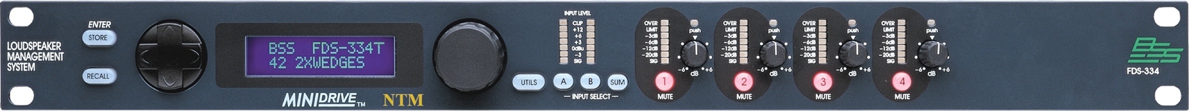 Processeur numérique BSS Audio Minidrive DS334
