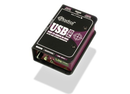 USB-Pro, Boîte de direct de la marque Radial Engineering.