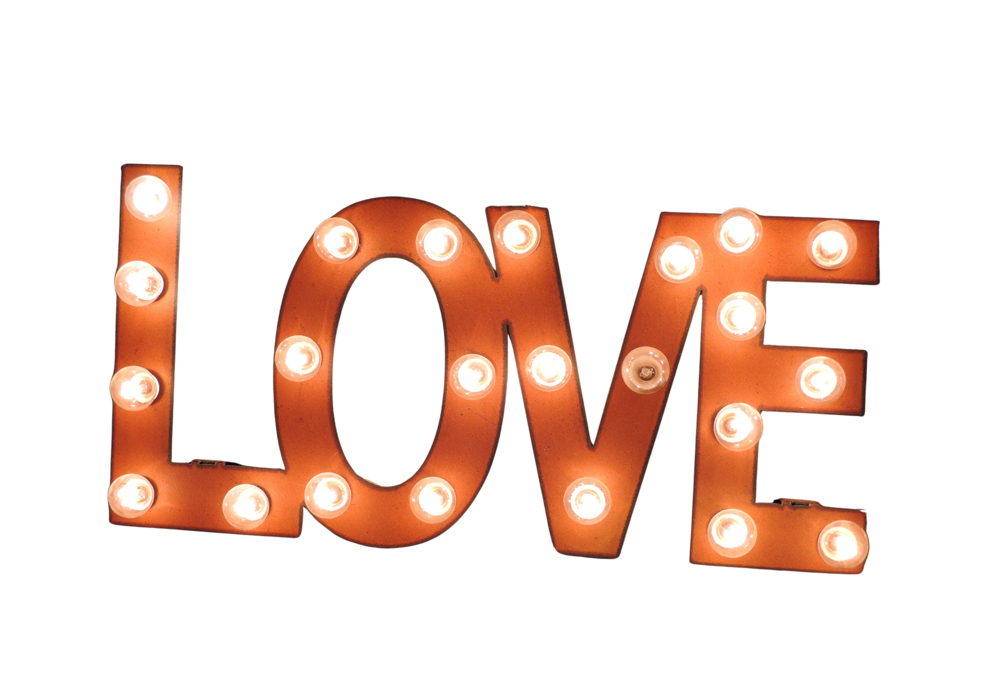 Lettres / chiffres lumineux